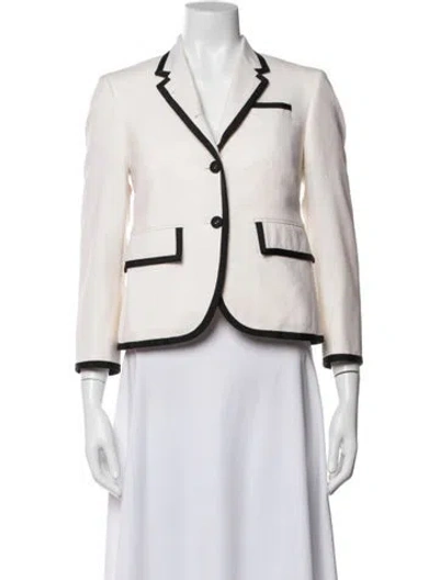 Pre-owned Thom Browne Wool Striped In Neutral