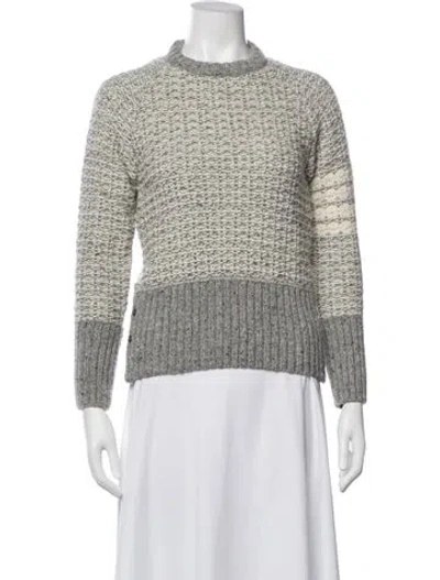 Pre-owned Thom Browne Wool Striped Sweater In Multi