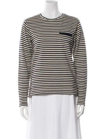 Pre-owned Thom Browne Wool Striped T-shirt In Multicolor