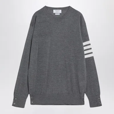 Thom Browne Wool Sweater In Gray Men