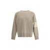 Thom Browne Wool Sweater In Neutral