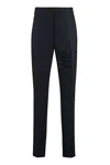 Thom Browne Wool Tailored Trousers In Blue