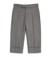 Thom Browne Wool Tailored Trousers In Grey