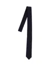 Thom Browne Wool Tie In Blue