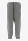 Thom Browne Colour-block Virgin Wool Track Pants