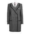 Thom Browne Wool Trompe-l'oeil Dress In Gray