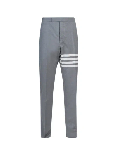 Thom Browne Wool Trouser In Grey