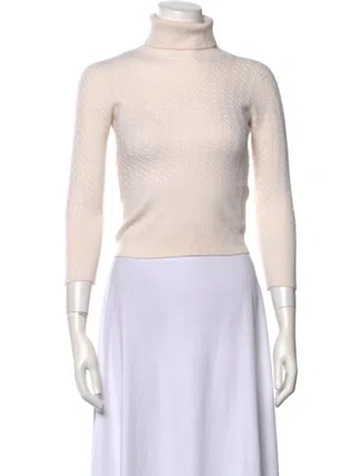 Pre-owned Thom Browne Wool Turtleneck Sweater In Neutral