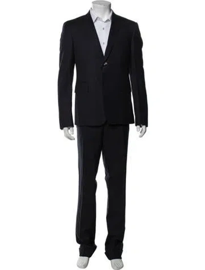 Pre-owned Thom Browne Wool Two-piece Suit In Blue