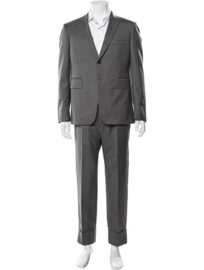 Pre-owned Thom Browne Wool Two-piece Suit In White