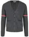 Thom Browne Wool Relaxed V-neck Armband Cardigan