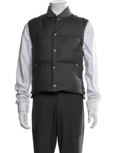 Pre-owned Thom Browne Wool Vest In Grey