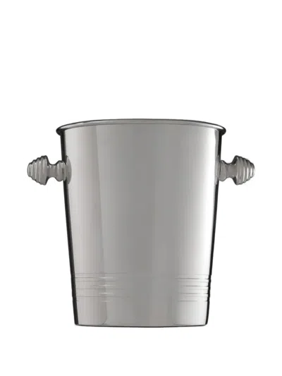 Thom Browne X Christofle Ridged Ice Bucket In Silver