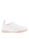 Thom Browne Cotton Canvas Sneaker In White