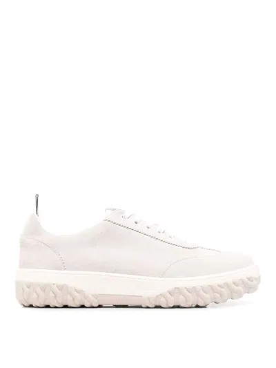 Thom Browne White Court Sneakers