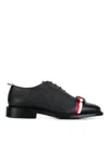 Thom Browne Wholecut Lace-ups In Black