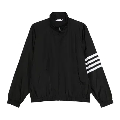 Pre-owned Thom Browne Zip Front Raglan Track Jacket 'black' | Men's Size 4