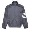 Thom Browne Zip Front Raglan Track Jacket In Blue