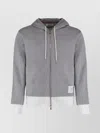 Thom Browne Felpa In Cotone Grigio Uomo In Gray