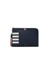 Thom Browne 4-bar Wallet In Blue