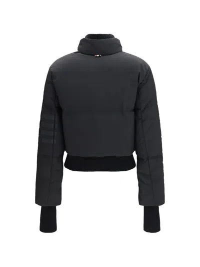 Thom Browne Zip-fastening Long-sleeve Jacket In Black