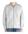 Thom Browne Pique Loopback Bomber In White