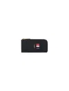Thom Browne Pebble Grain Leather Cardholder In Black  