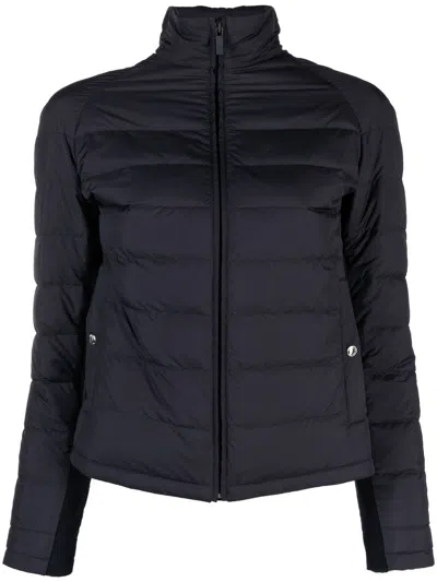 Thom Browne Packable 4-bar Down Jacket In Blue
