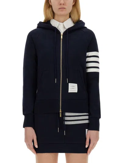 THOM BROWNE THOM BROWNE ZIPPER HOODIE