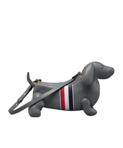 THOM BROWNE THOM BROWNE HECTOR DOG-SHAPED ZIP-UP CROSSBODY BAG