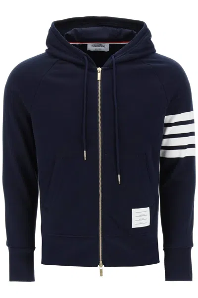 THOM BROWNE THOM BROWNE 4 BAR ZIP UP HOODIE