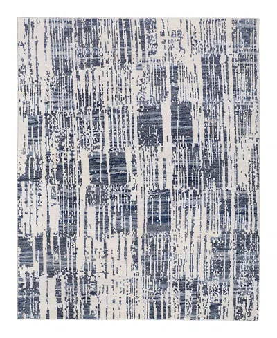 Thom Filicia Roxford T6034 Area Rug, 2' X 3' In Ivory/blue