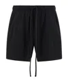 Thom Krom 19 Drawstring Elastic Swim Shorts In Black