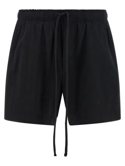 Thom Krom 19 Drawstring Elastic Swim Shorts In Black