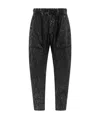 Thom Krom 32 Marble-effect Cargo Pants In Black