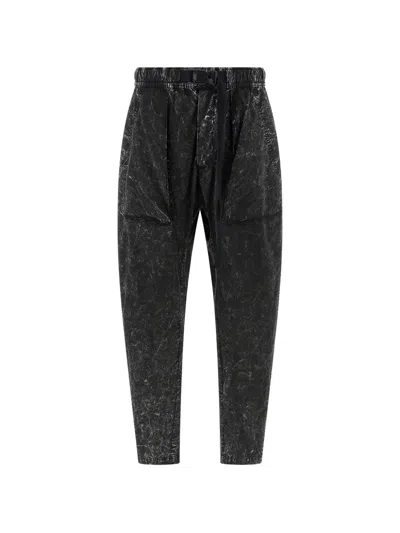 Thom Krom 32 Marble-effect Cargo Pants In Black