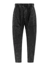 Thom Krom 32 Marble-effect Cargo Pants In Black