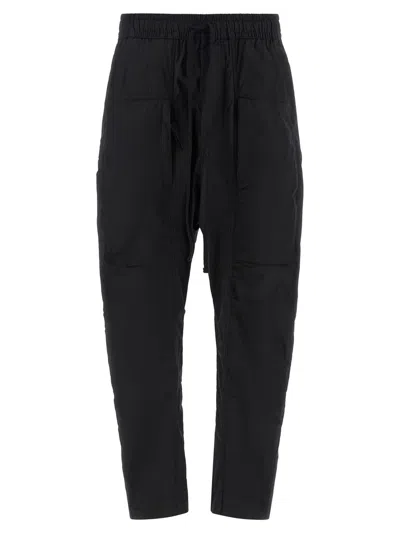 Thom Krom 34 Drawstring Low-crotch Pants In Black
