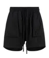 Thom Krom Drawstring Multiple-pocket Shorts In Black