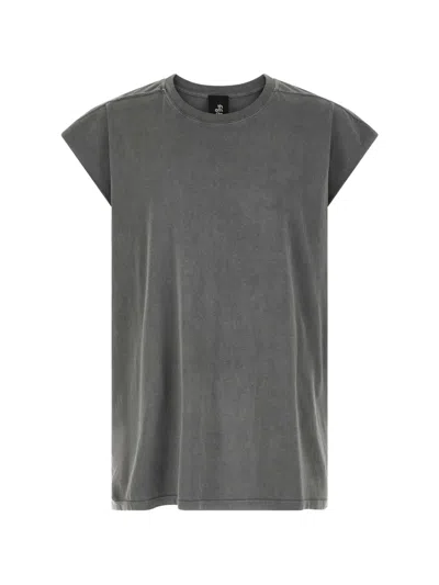 Thom Krom 925 Raw-cut Stitching T-shirt In Gray