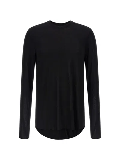 Thom Krom 953 Raw-cut Hem T-shirt In Black