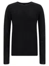Thom Krom Crew-neck Long-sleeve Sweater In Black