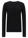 Thom Krom Crew-neck Long-sleeve Sweater In Black