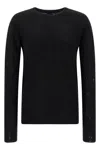 Thom Krom Crew-neck Long-sleeve Sweater In Black