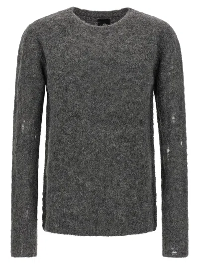 Thom Krom Alpaca Wool Jumper In Black