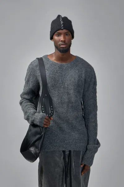 Thom Krom Alpaca Wool Sweater In Gray