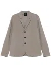 Thom Krom Notched-lapels Blazer In Grey