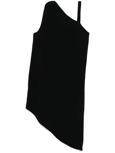 Thom Krom Asymmetric Dres In Black
