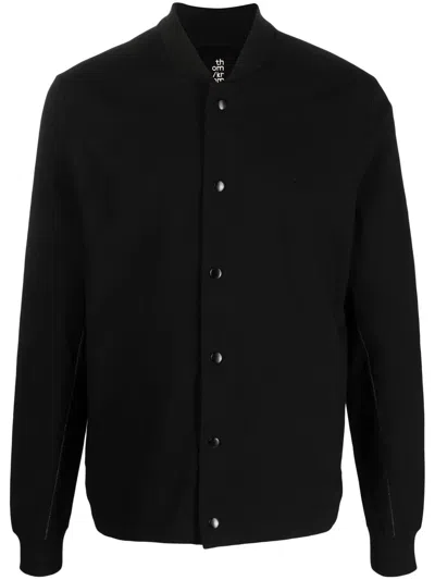 Thom Krom Cotton Press-stud Shirt In Schwarz