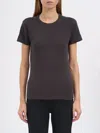 Thom Krom Basic Cotton T-shirt In Gray
